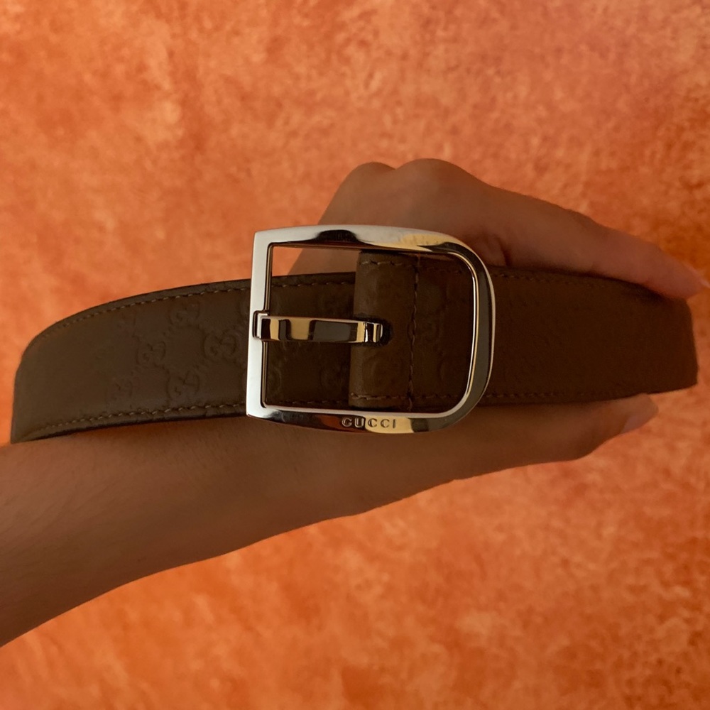 NWOT Men’s Gucci Brown Belt - Size 95 (Authentic) - Picture 4 of 11
